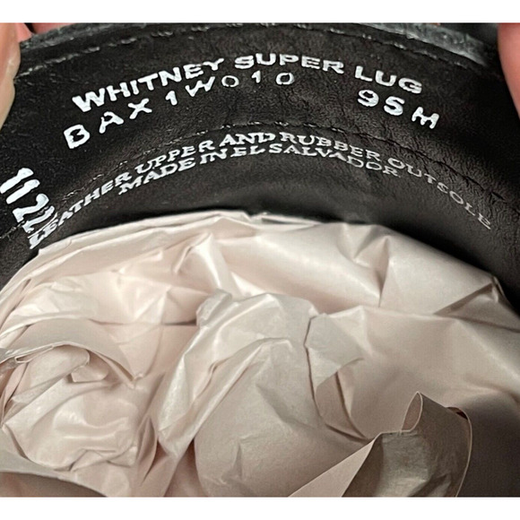 G.H. Bass Weejuns Women's Whitney Super Lug Loafer Size 9.5 Silver Metallic - Picture 13 of 15